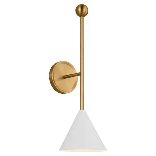 Visual Comfort - Cosmo Large Sconce - White