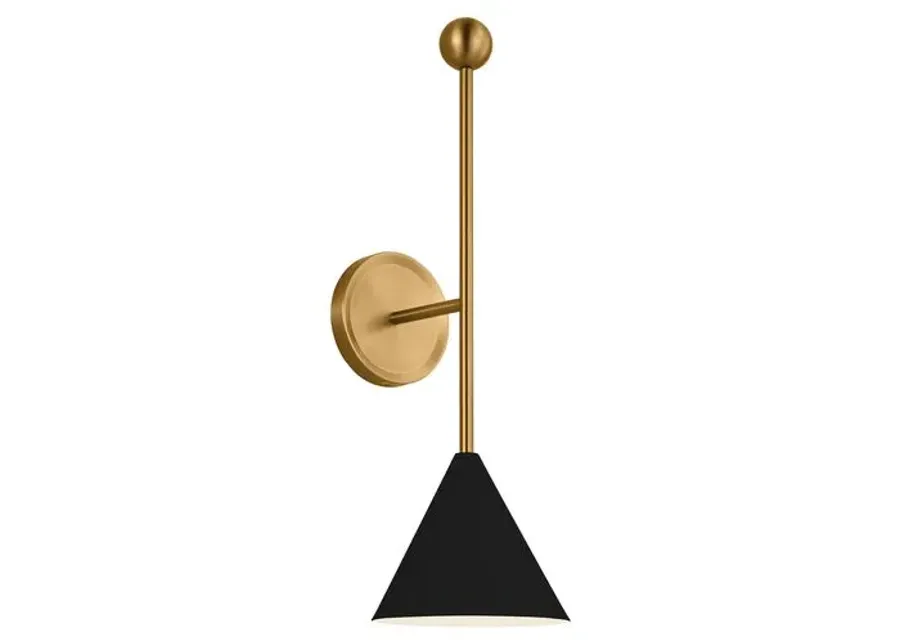 Visual Comfort - Cosmo Large Sconce - Black