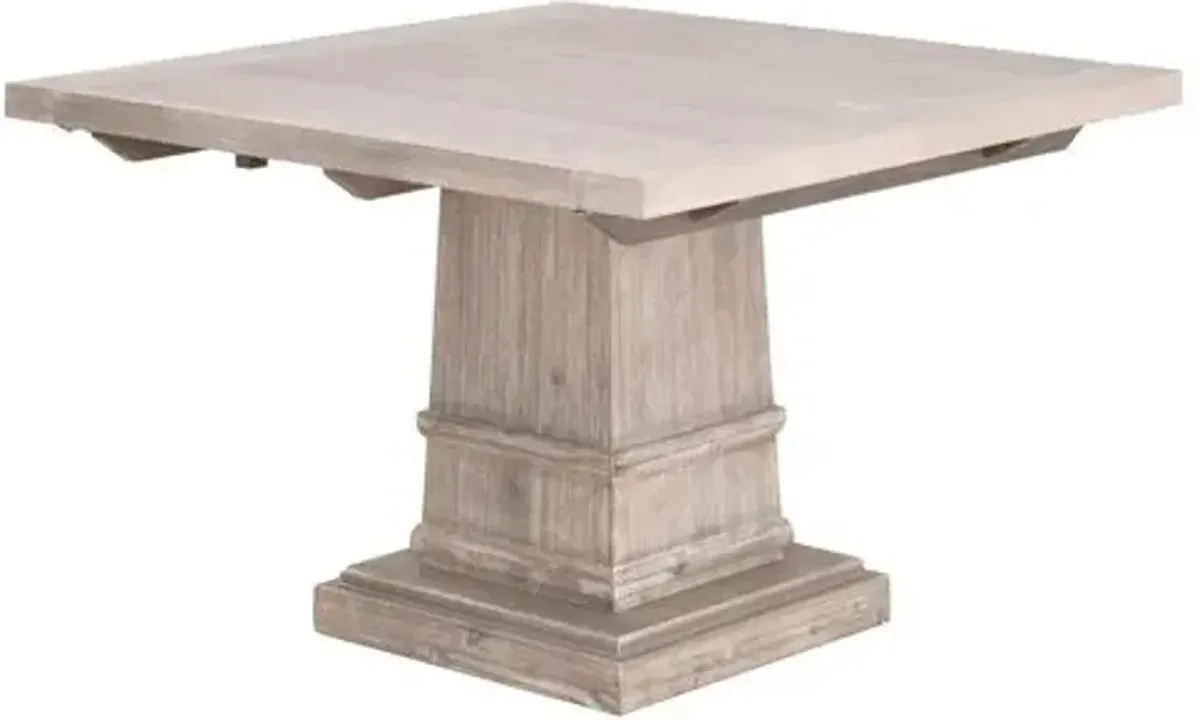 Trent Square Extension Dining Table - Natural Gray