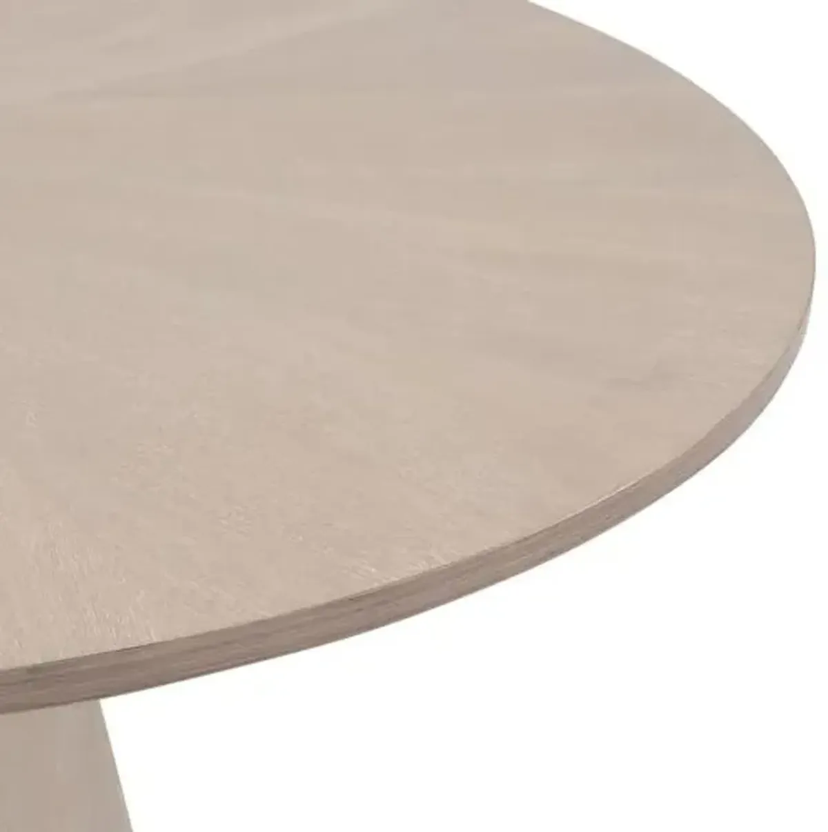 Gavin Round Dining Table - Natural Gray