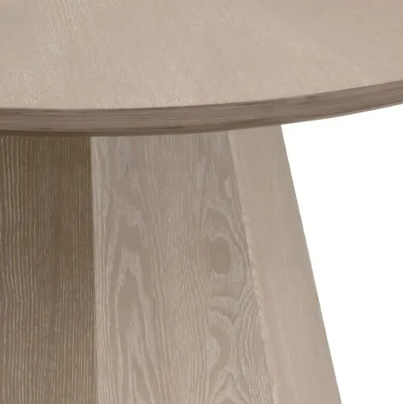 Gavin Round Dining Table - Natural Gray