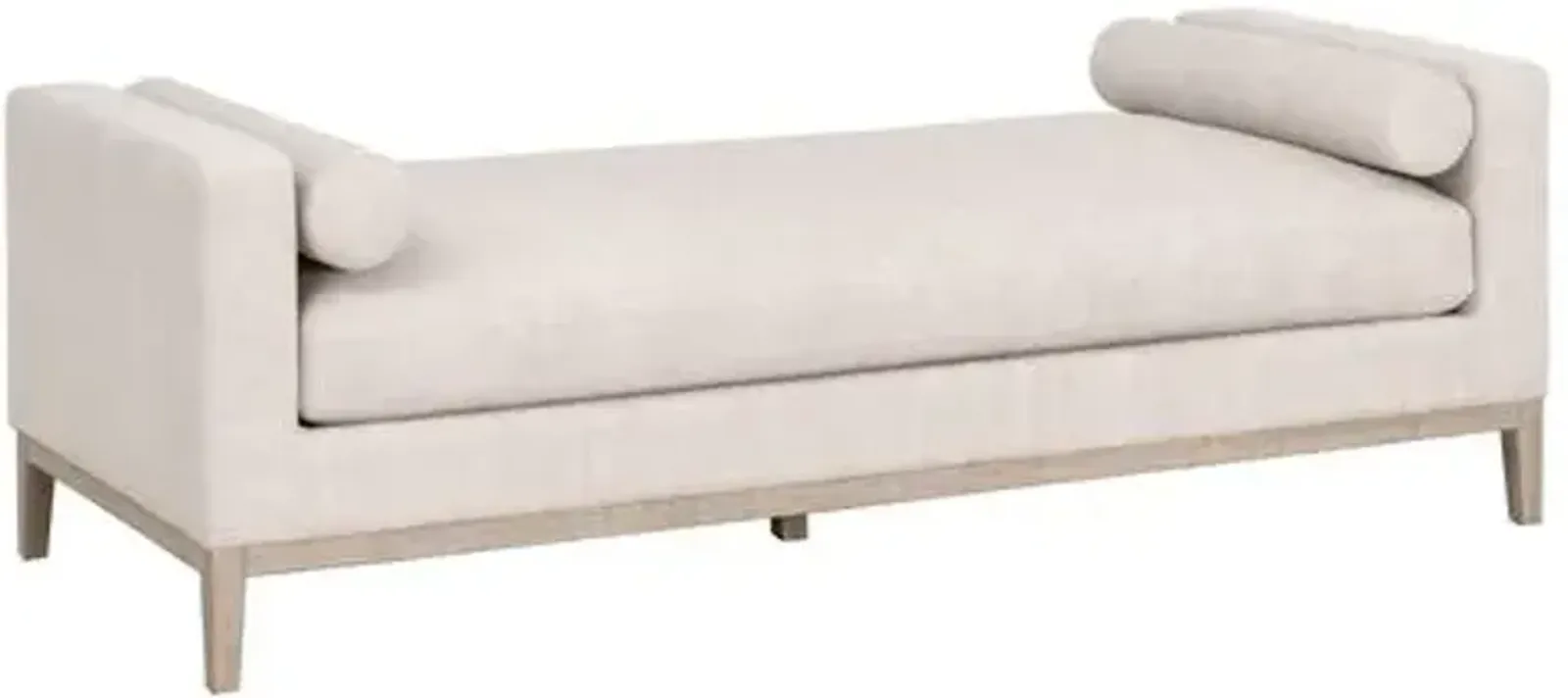 Remy Upholstered Daybed - Bisque - Beige - Comfortable, Sturdy