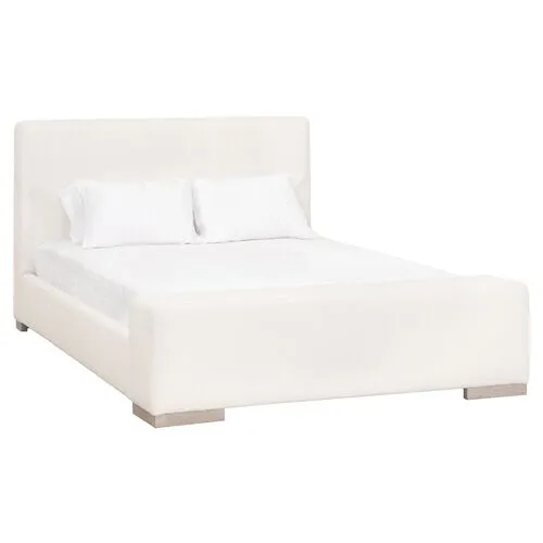Remy Bed - Performance Boucle Snow - White