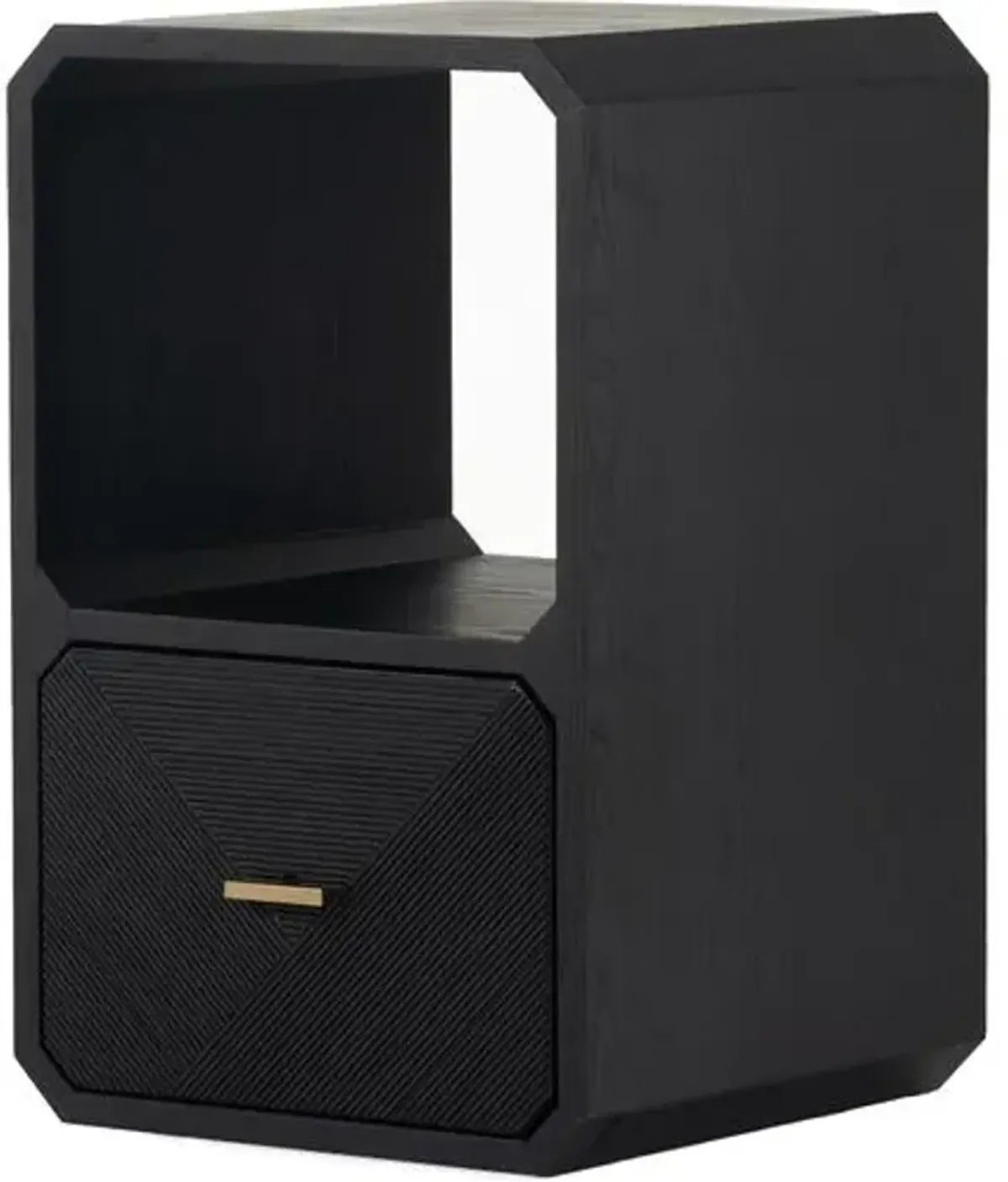 Loren End Table - Black