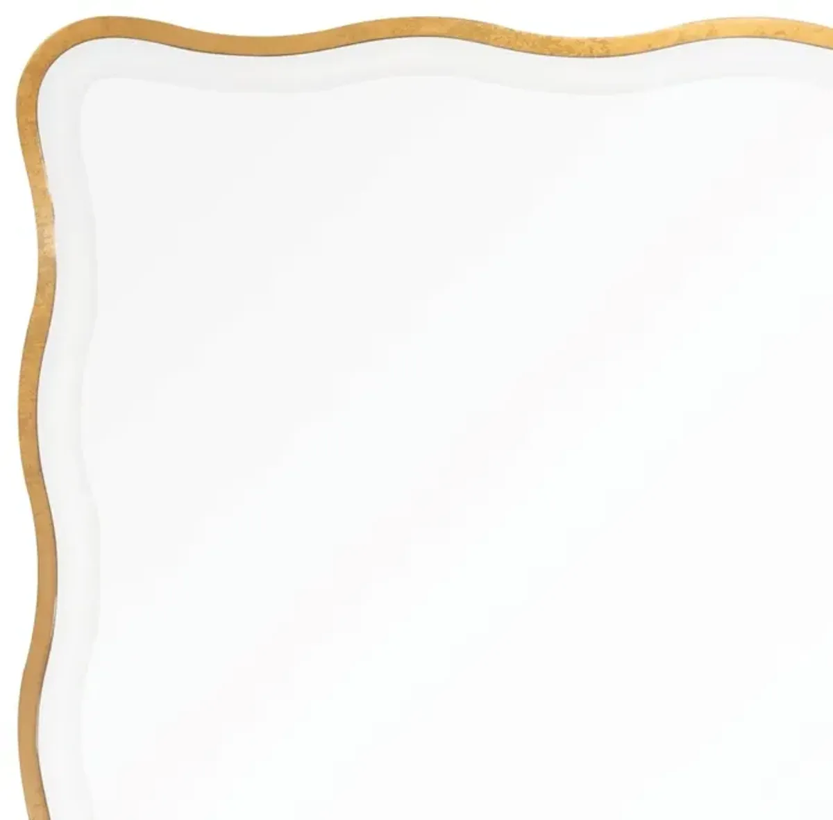 Candice Rectangular Wall Mirror, Gold Leaf