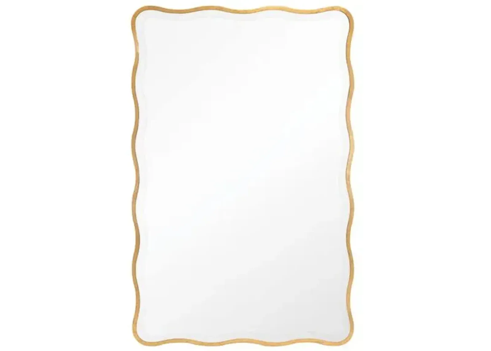 Candice Rectangular Wall Mirror - Gold Leaf - Regina Andrew