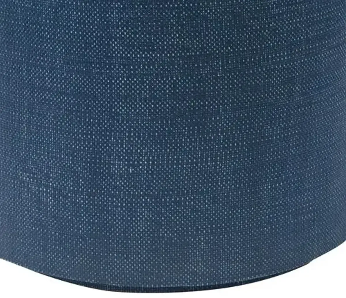 Aegean Round Side Table - Indigo - Regina Andrew - Handcrafted - Blue