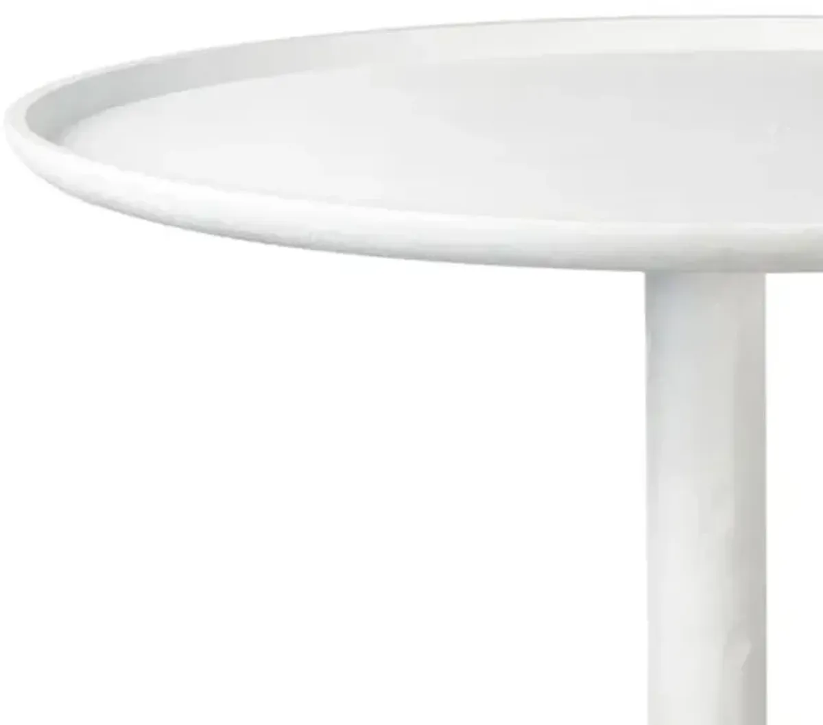 Hope Side Table - Matte White - Regina Andrew