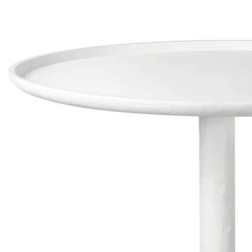 Hope Side Table - Matte White - Regina Andrew