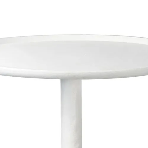 Hope Side Table - Matte White - Regina Andrew