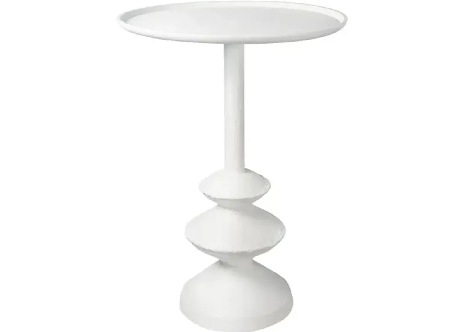 Hope Side Table - Matte White - Regina Andrew