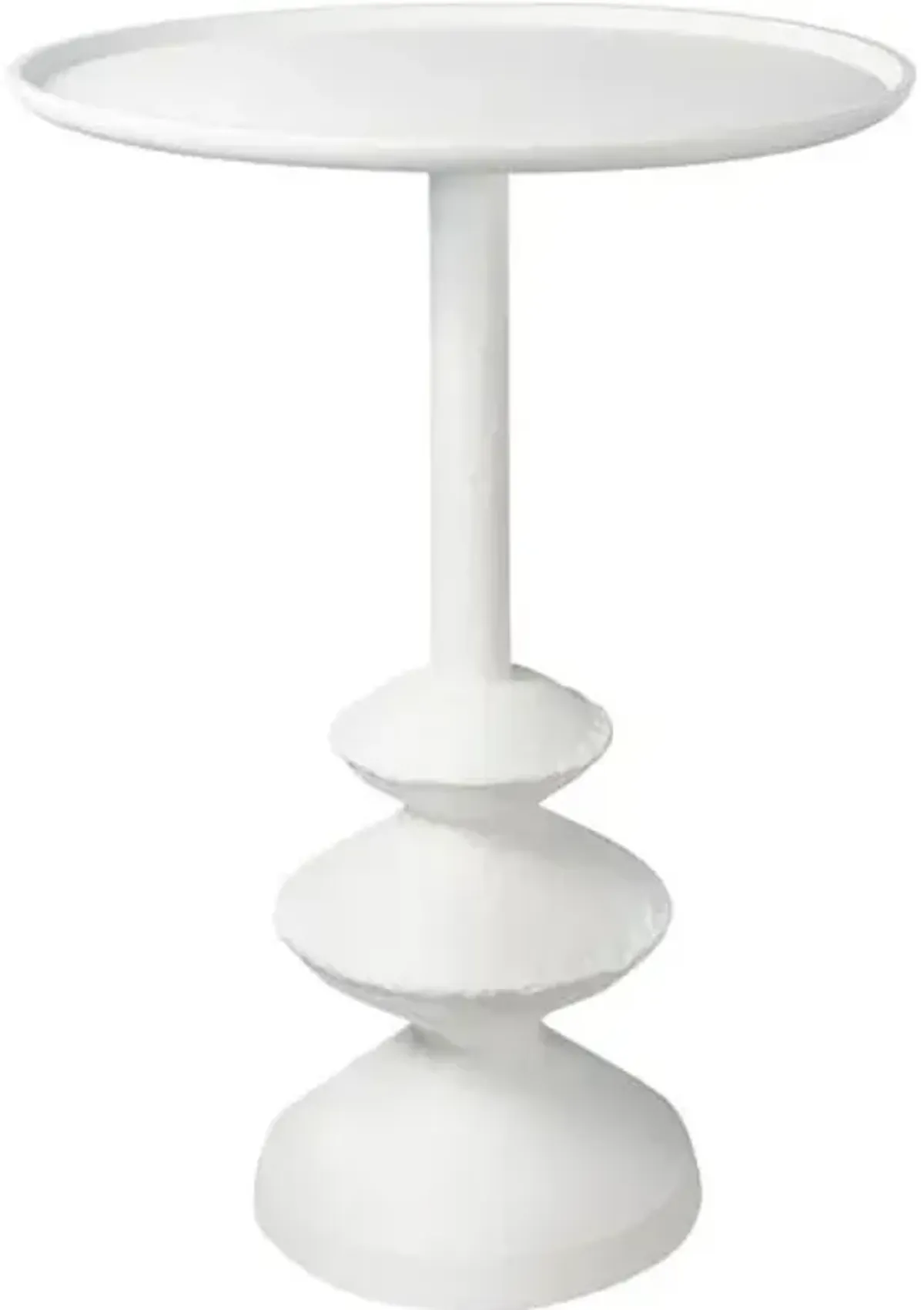 Hope Side Table - Matte White - Regina Andrew