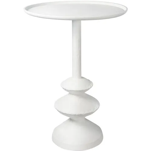 Hope Side Table - Matte White - Regina Andrew