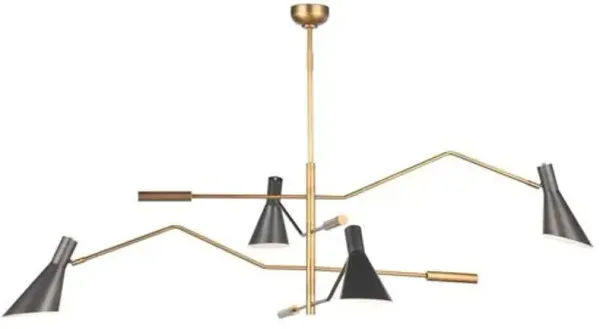 Spyder Chandelier - Regina Andrew - Black