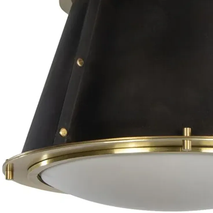 French Maid Flush Mount - Regina Andrew - Black