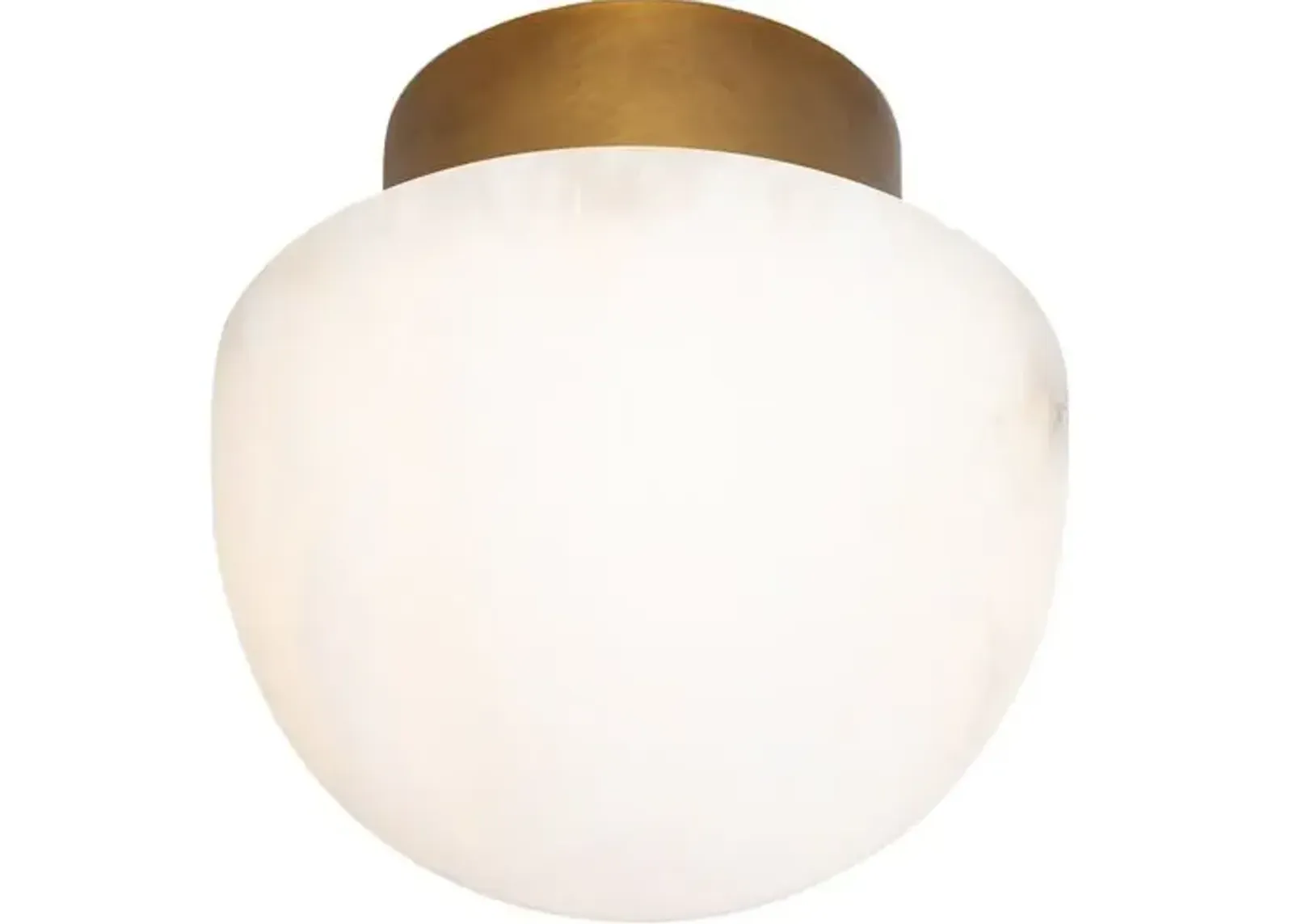 Parker Alabaster Flush Mount - Regina Andrew - Gold