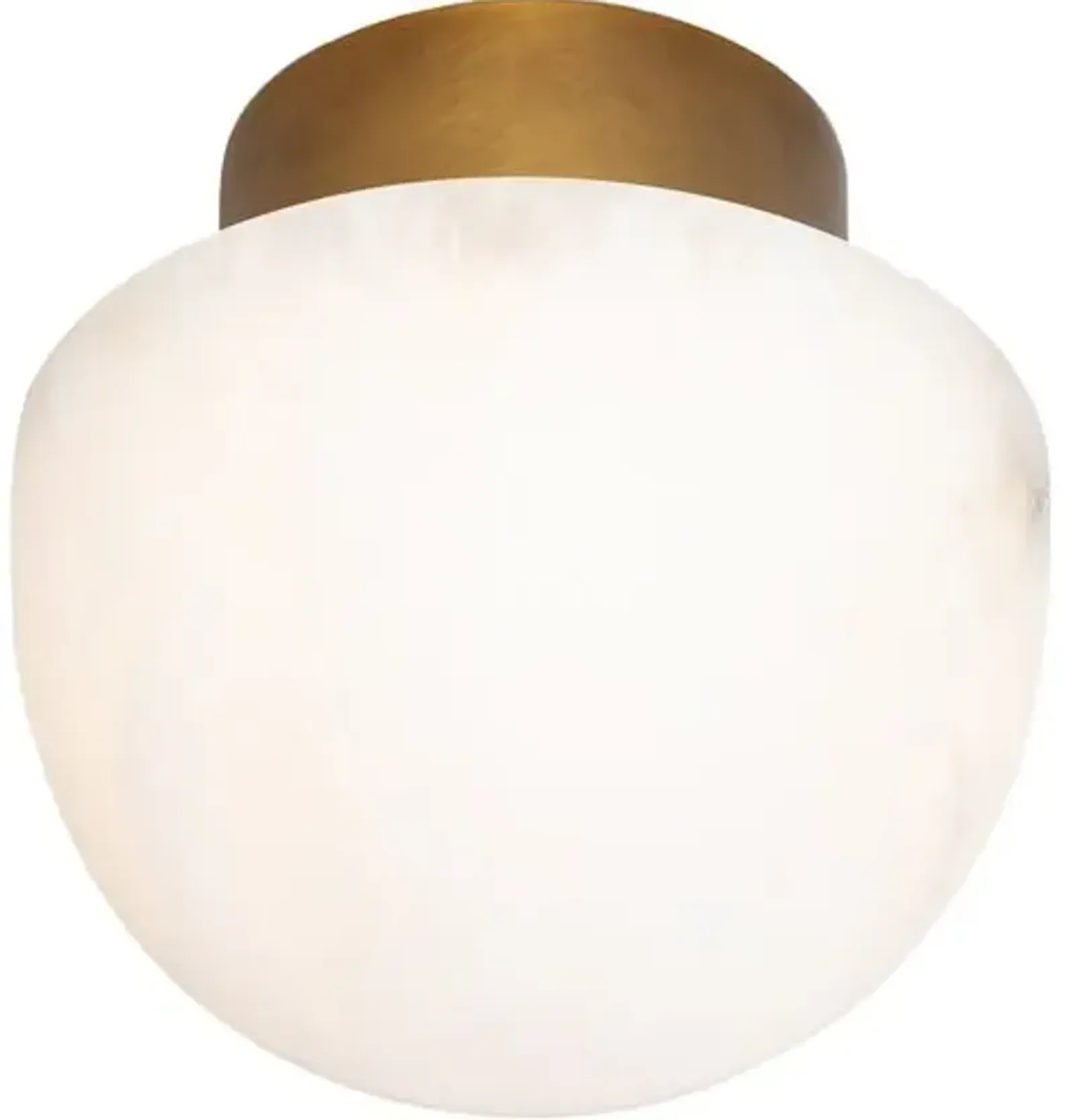 Parker Alabaster Flush Mount - Regina Andrew - Gold