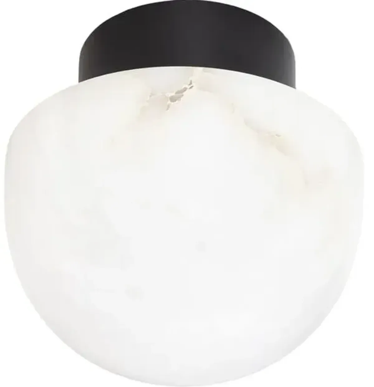 Parker Alabaster Flush Mount - Regina Andrew - Black