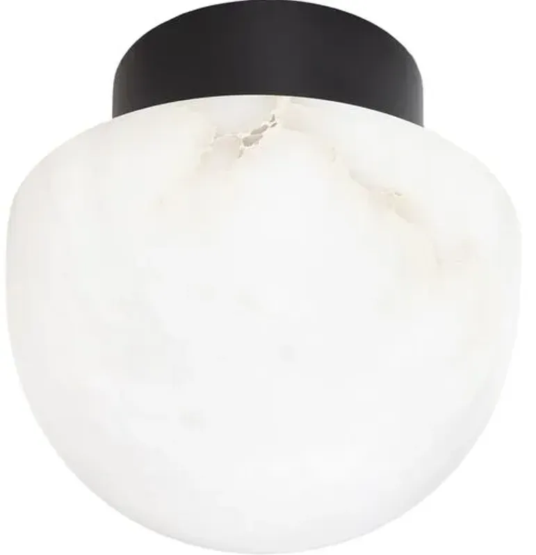 Parker Alabaster Flush Mount - Regina Andrew - Black