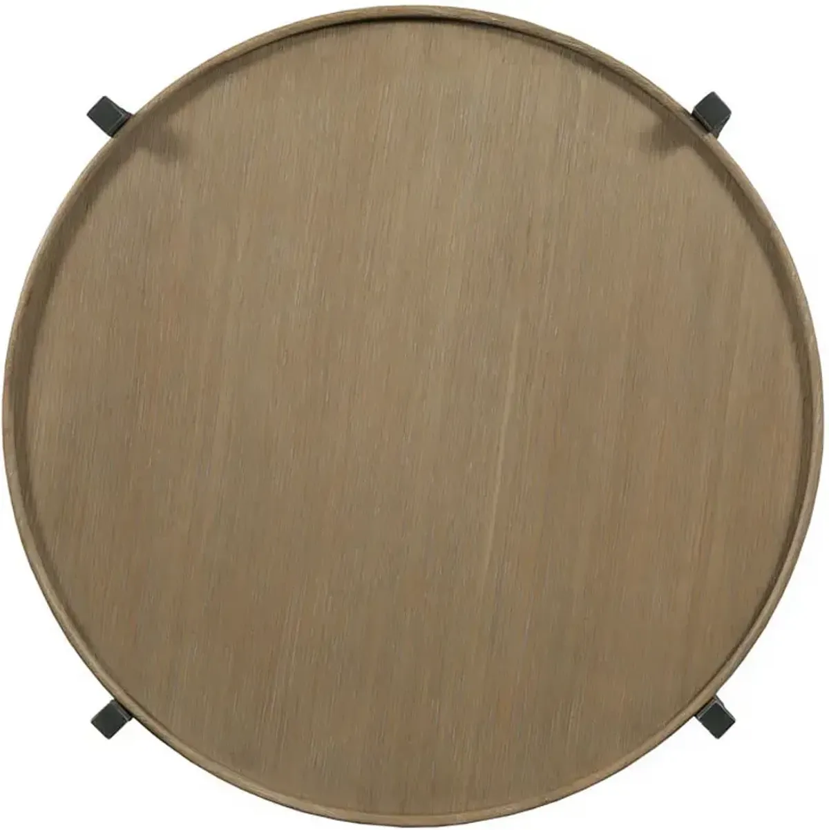 Gunner Side Table, Natural/Black