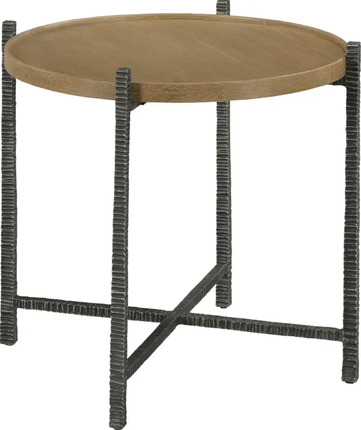 Gunner Side Table, Natural/Black