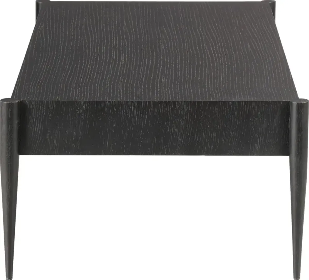 Archer Coffee Table, Slate/Brass