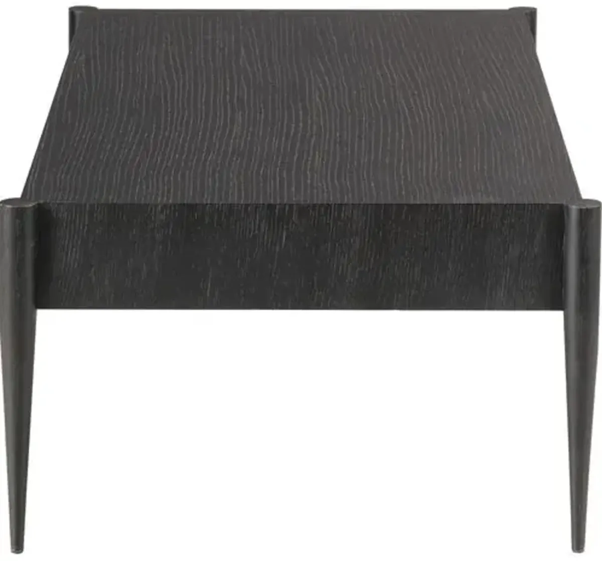 Archer Coffee Table - Slate/Brass - Black