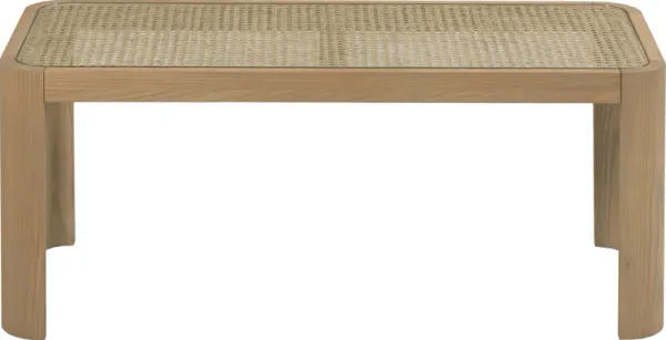 Heidi Cane Cocktail Table, Natural