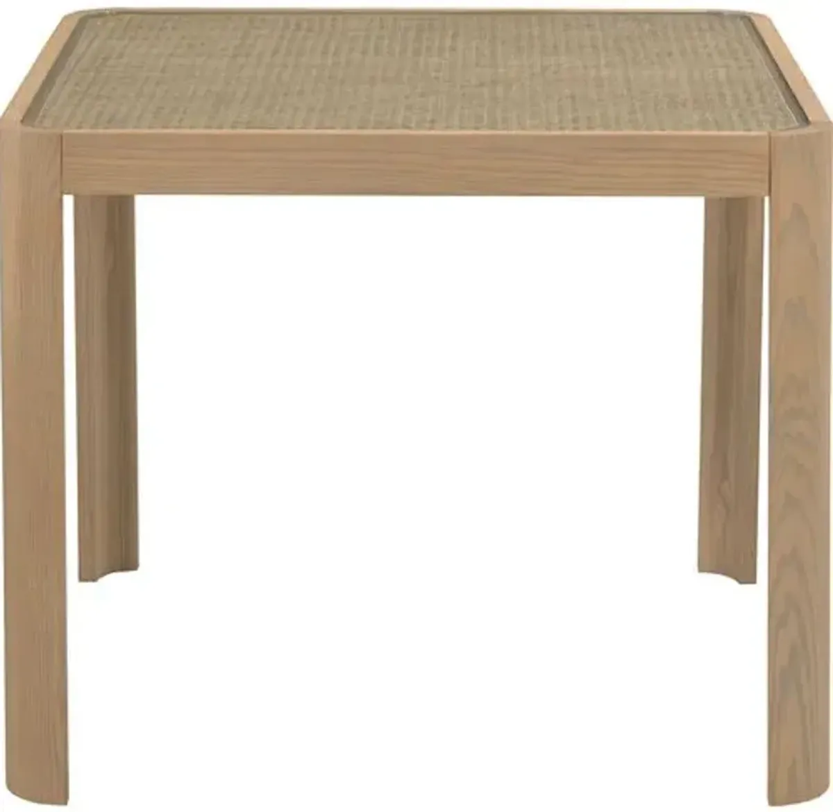 Heidi Cane Game Table - Natural - Brown