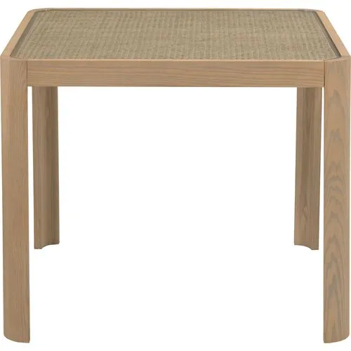 Heidi Cane Game Table - Natural - Brown