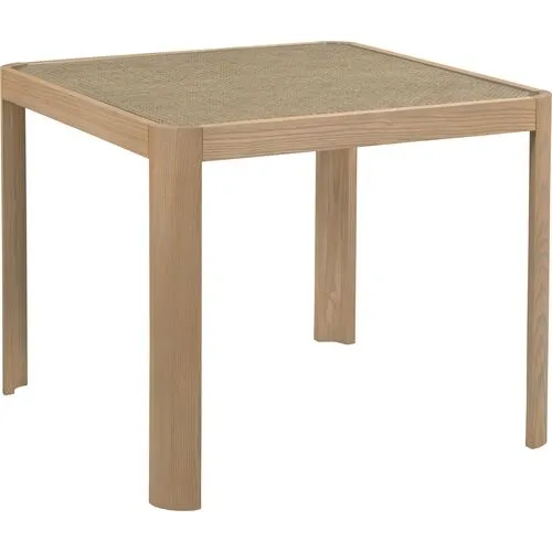 Heidi Cane Game Table - Natural - Brown