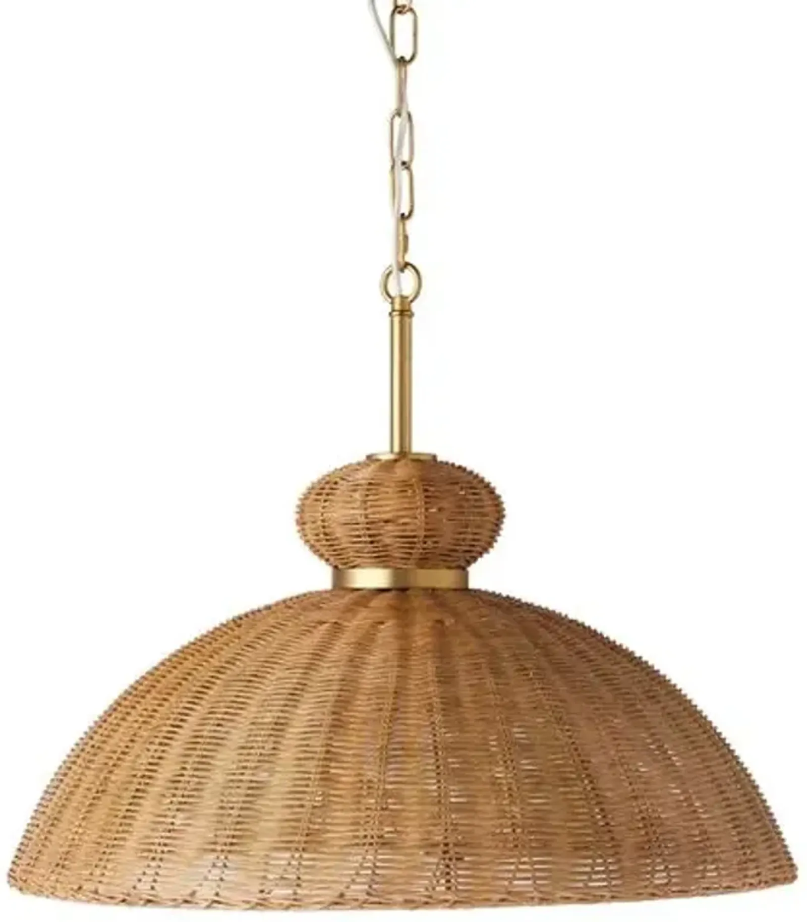 Habi Rattan Pendant - Natural - Brown