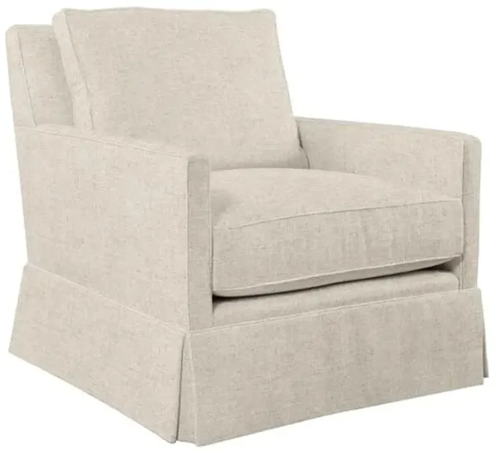 Auburn Club Chair - Crypton Linen - Miles Talbott - Hancrafted in the USA