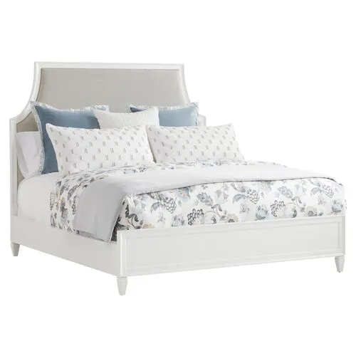 Avondale Inverness Upholstered Bed - White