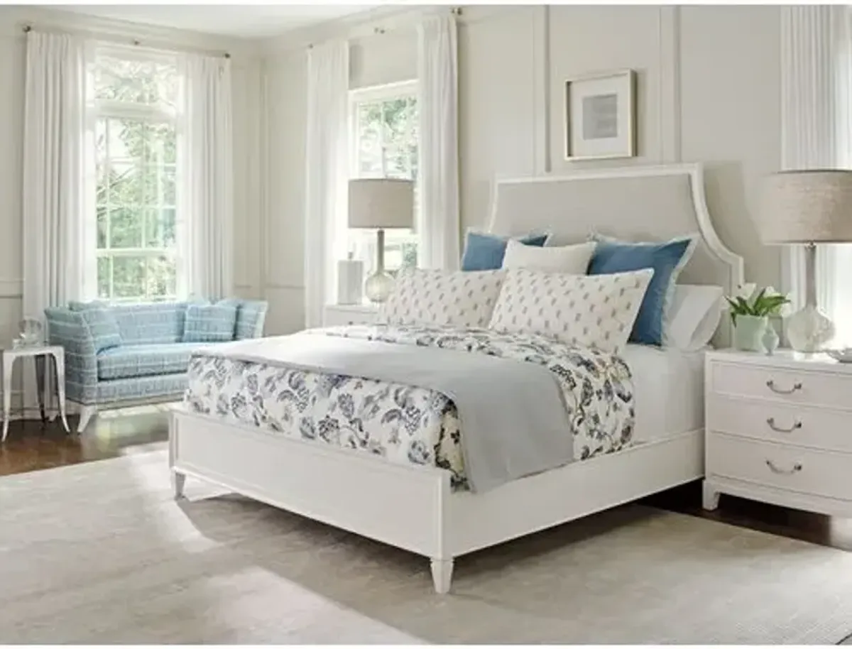 Avondale Inverness Upholstered Bed - White