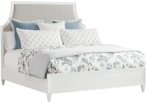 Avondale Inverness Upholstered Bed, White