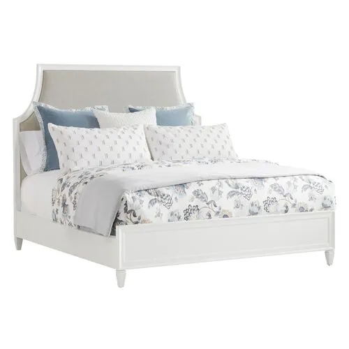 Avondale Inverness Upholstered Bed - White