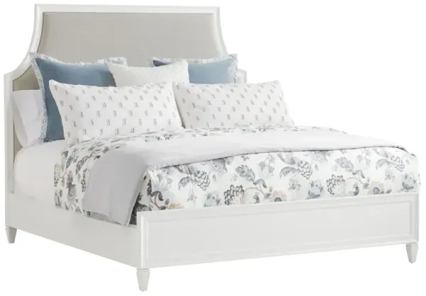 Avondale Inverness Upholstered Bed, White