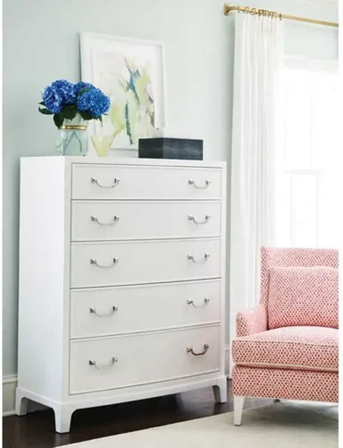 Avondale Danielle 5-Drawer Chest - White