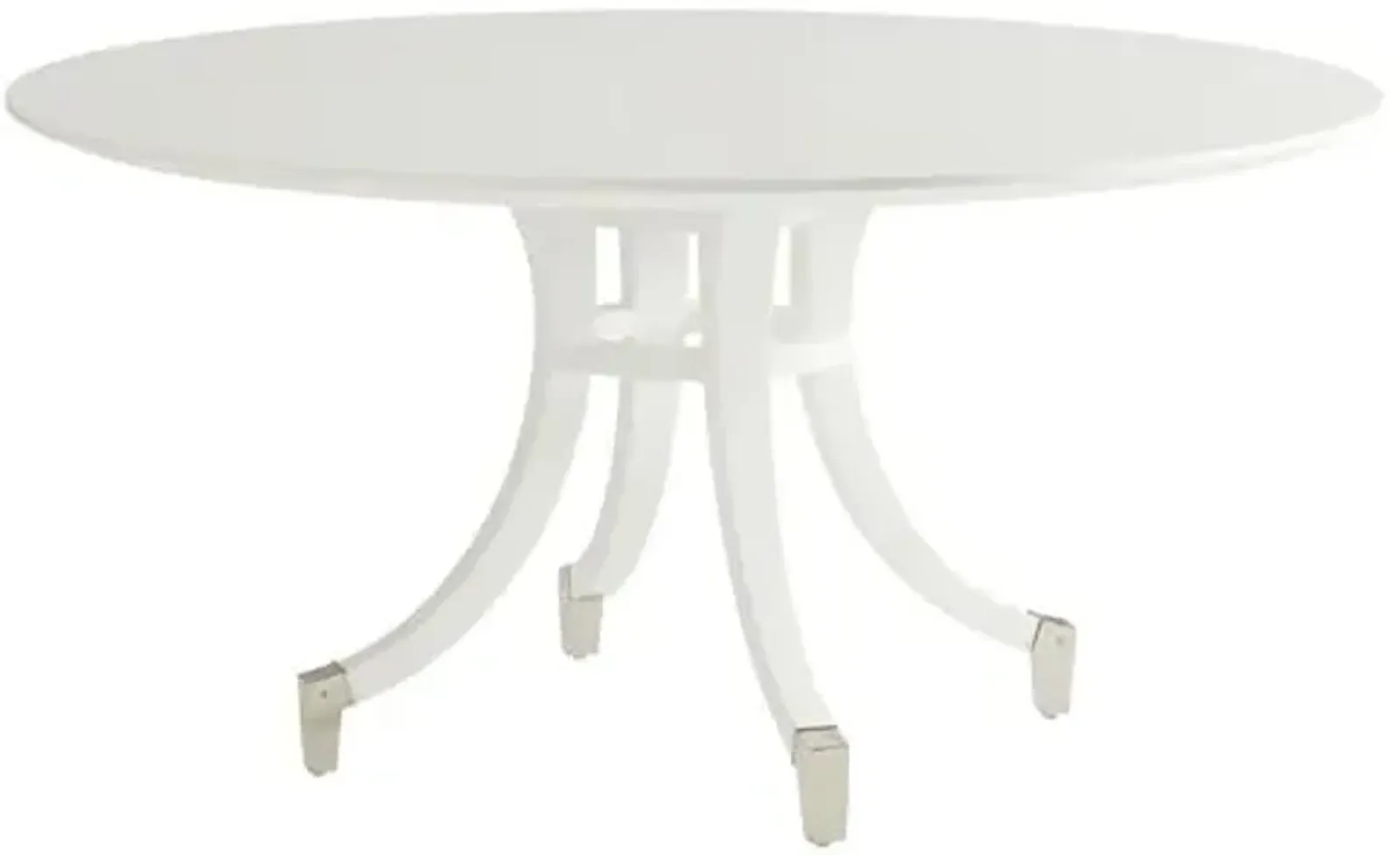 Avondale Bloomfield 54" Round Dining Table - White