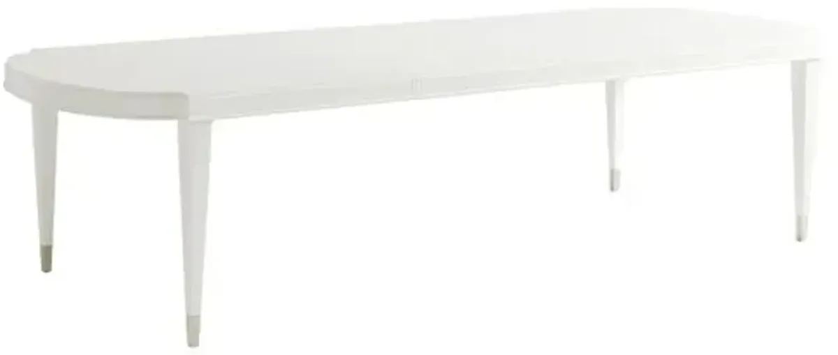 Avondale Vernon Hills Rectangular Extension Dining Table - White - Lexington