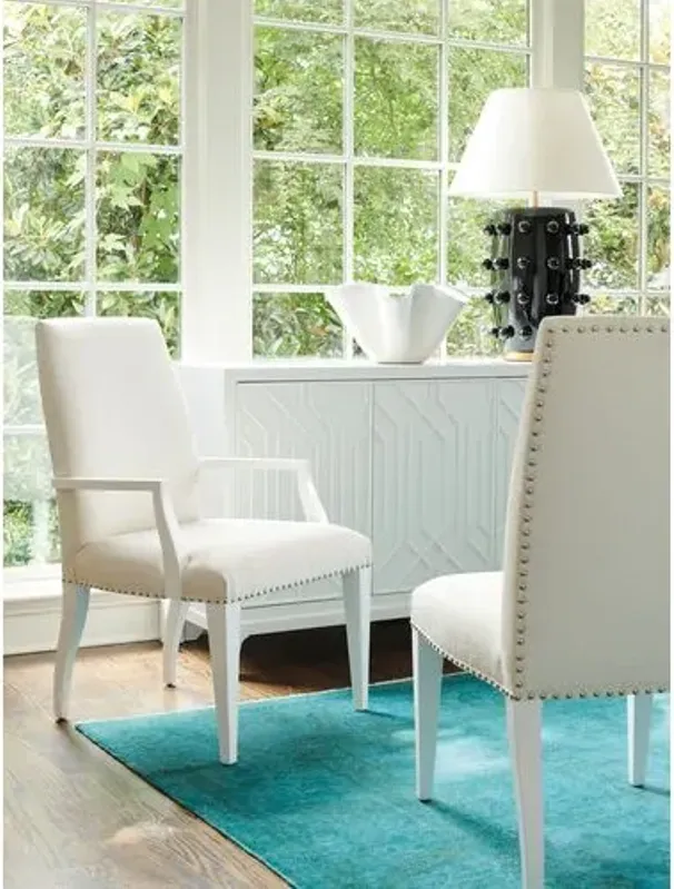 Avondale Darien Upholstered Side Chair - White