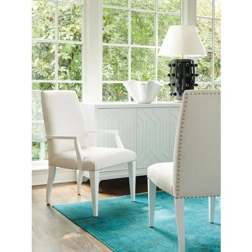 Avondale Darien Upholstered Armchair - White