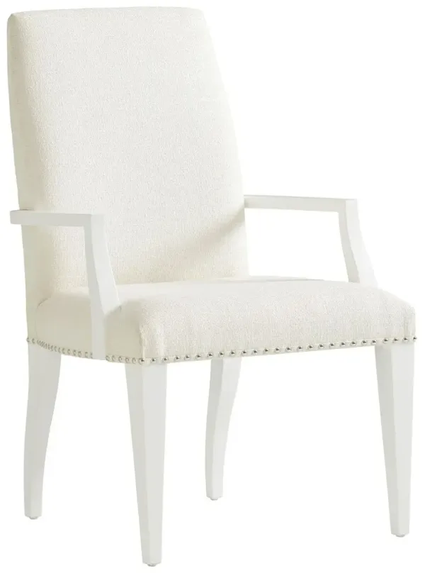 Avondale Darien Upholstered Armchair, White