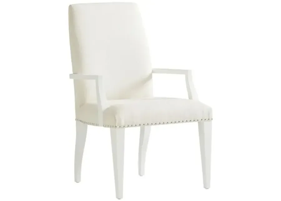 Avondale Darien Upholstered Armchair - White