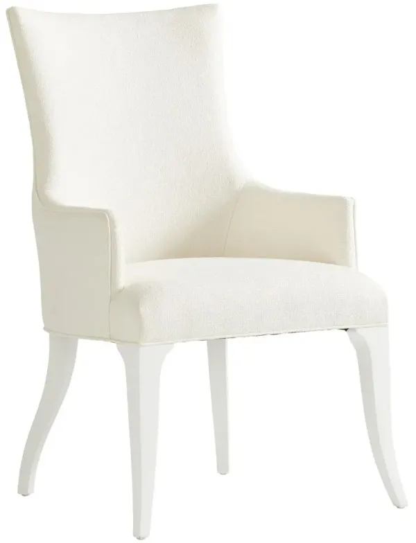 Avondale Geneva Upholstered Armchair, White