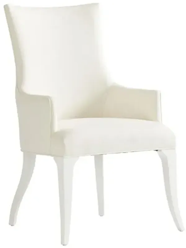 Avondale Geneva Upholstered Armchair - White - Lexington