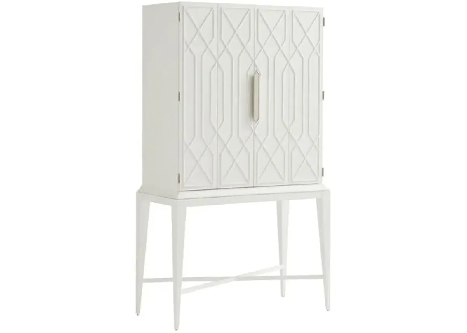 Avondale Elmhurst Bar Cabinet - White