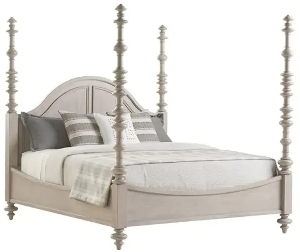 Malibu Heathercliff Adjustable Poster Bed - Warm Taupe - Barclay Butera - Beige