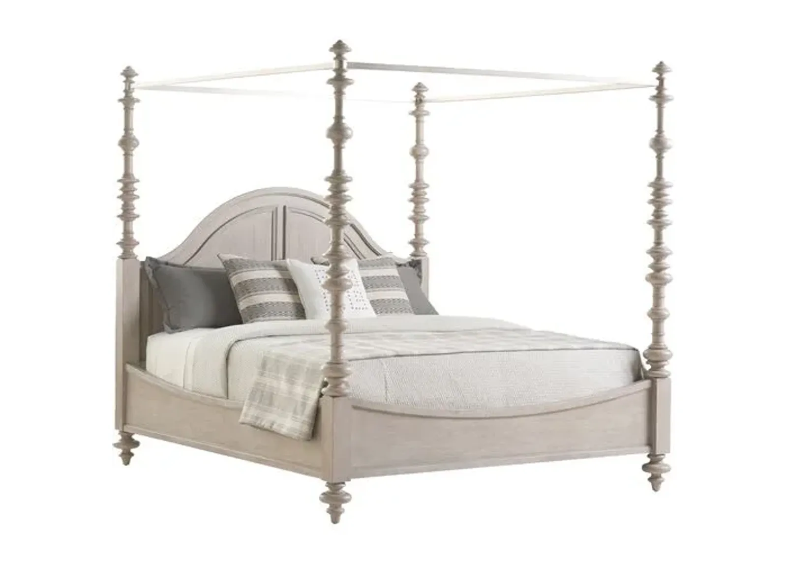 Malibu Heathercliff Adjustable Poster Bed - Warm Taupe - Barclay Butera - Beige